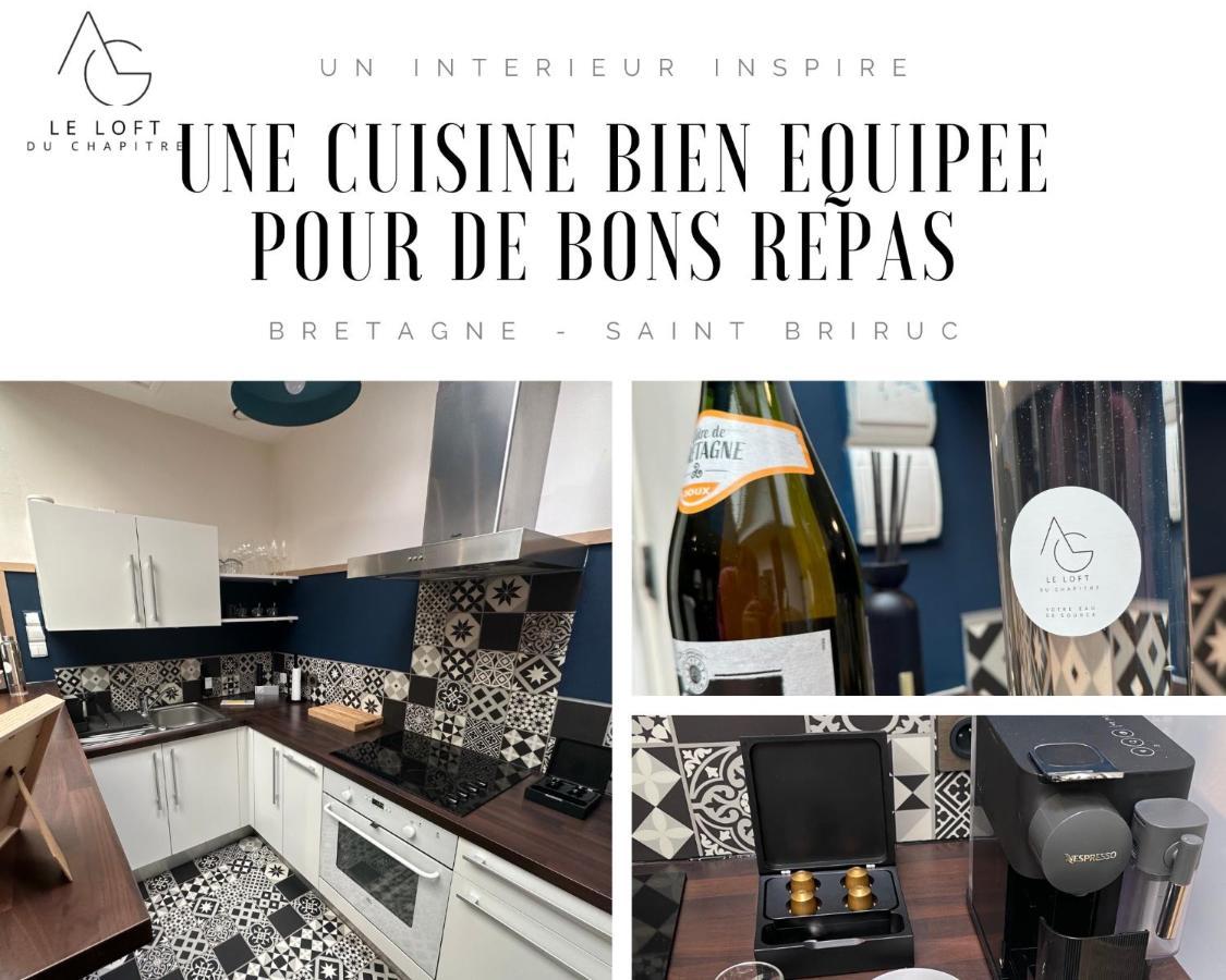 Le Loft Du Chapitre Apartman Saint-Brieuc Kültér fotó